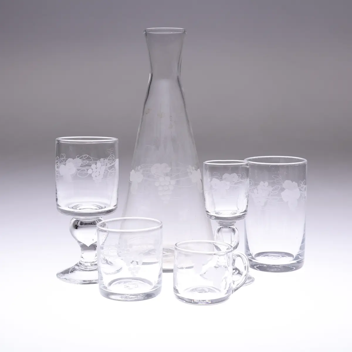 GLASSERVIS, "Swedish old", 1900-talets andra hälft.