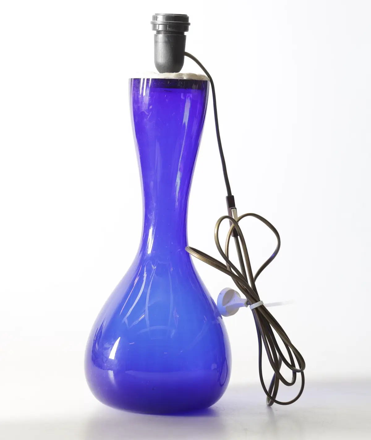 BORDSLAMPA, glas, 1900-/2000-tal.