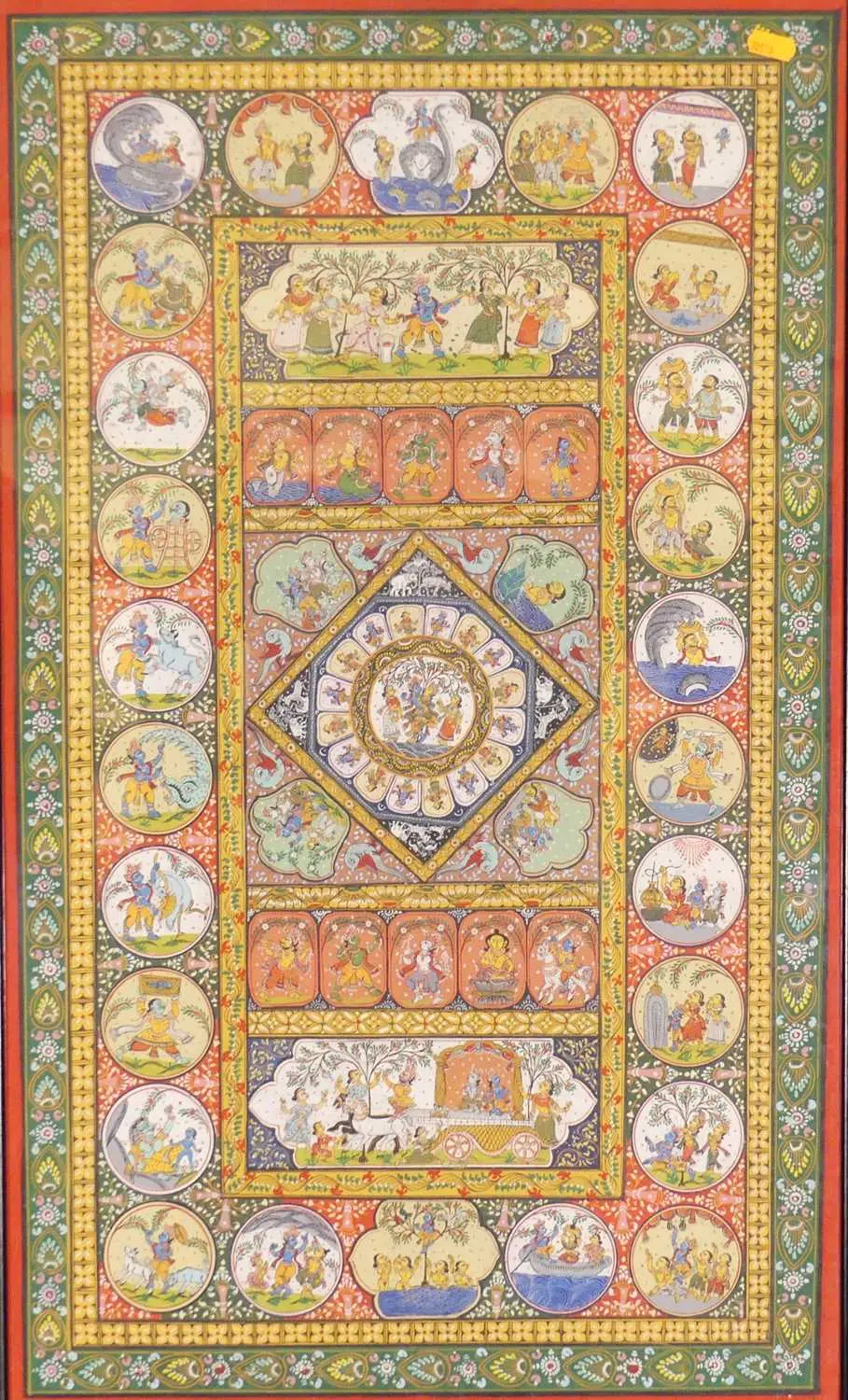 Lot 509 - Late 20th century Indian school - gouache