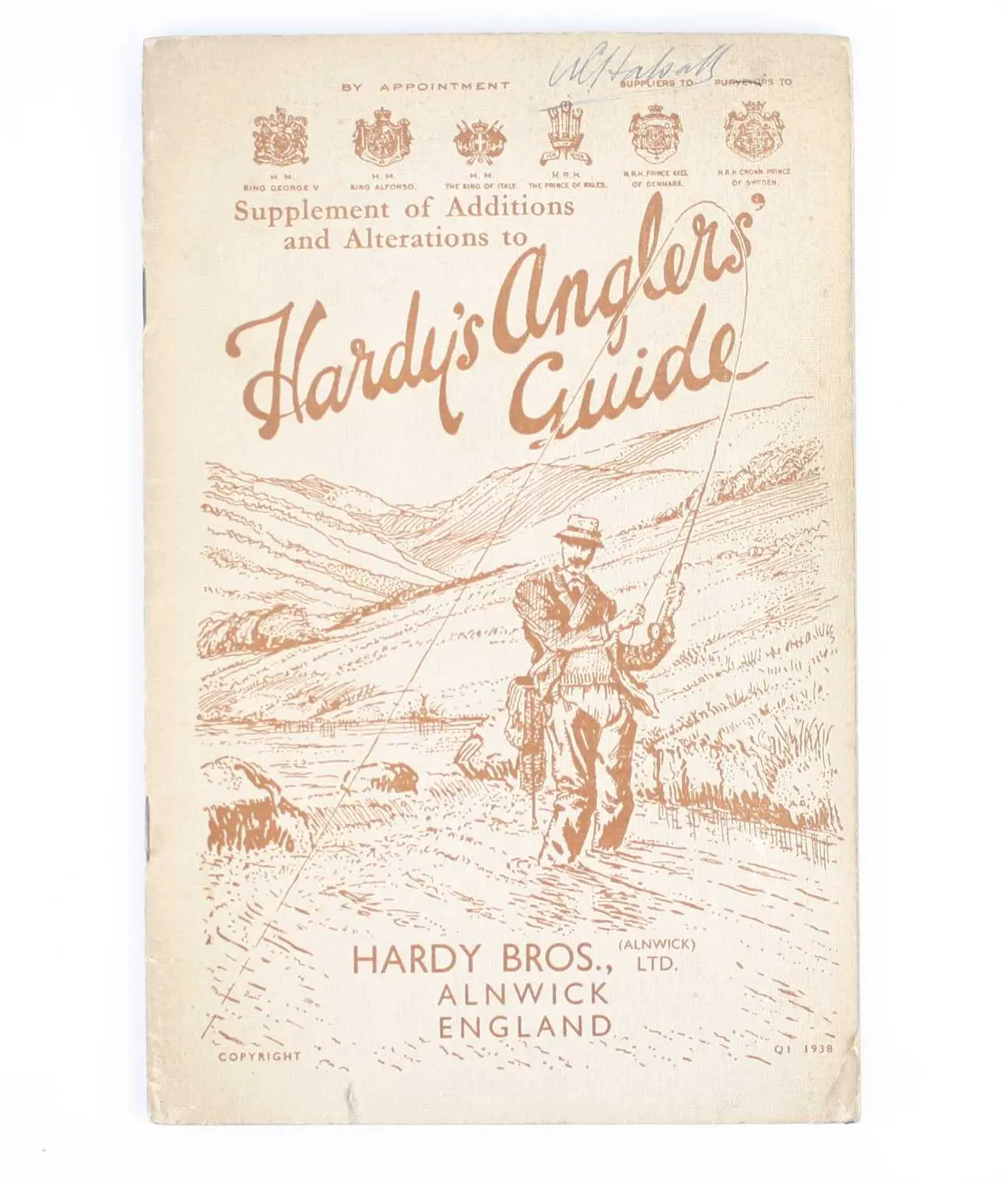 Lot 1337 - A Hardy's Angler's Guide, 1937 softcover