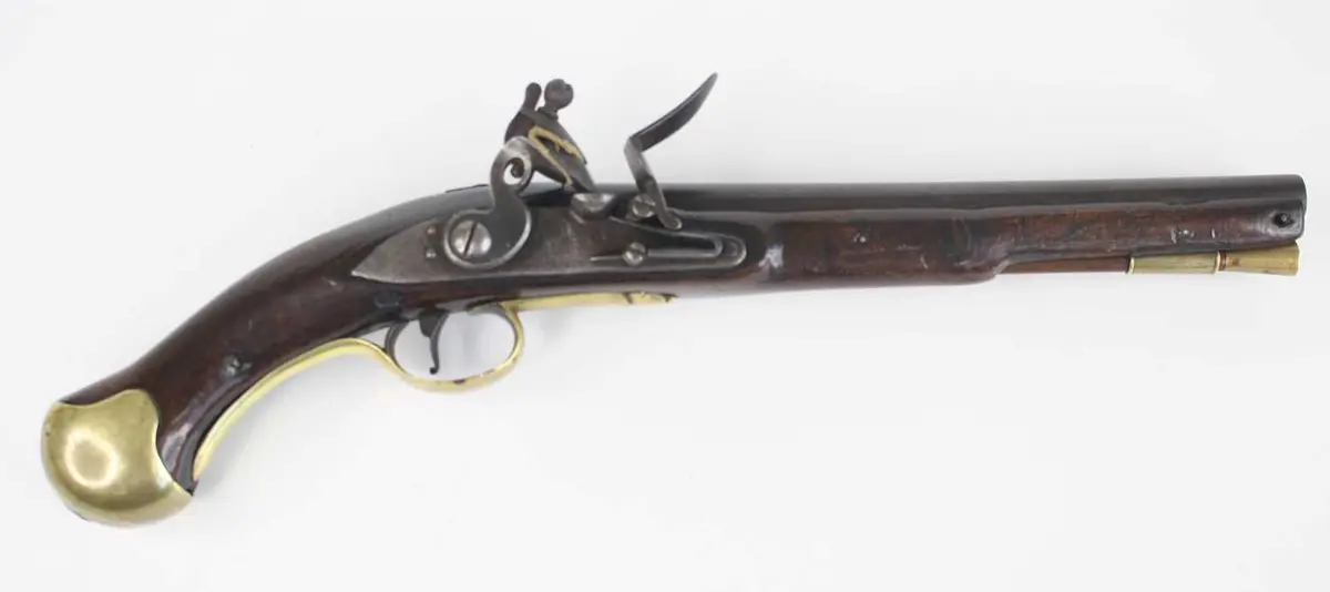 Lot 1105 - A George III Long Sea Service flintlock
