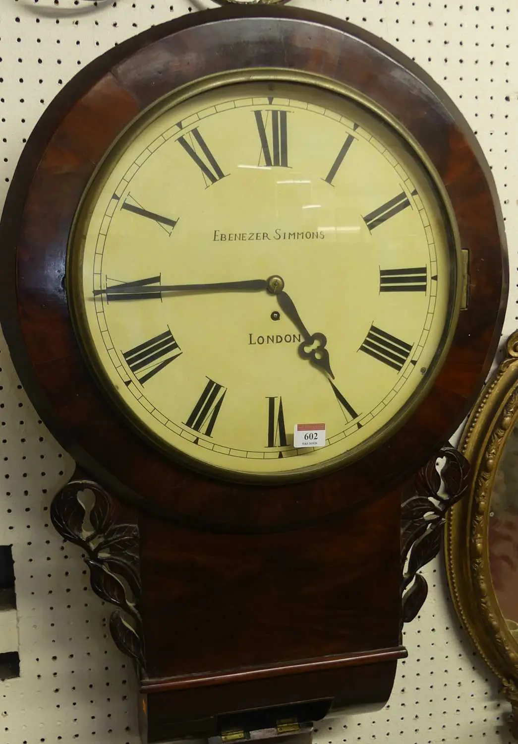 Lot 602 - A mid-Victorian mahogany circa drop trunk
