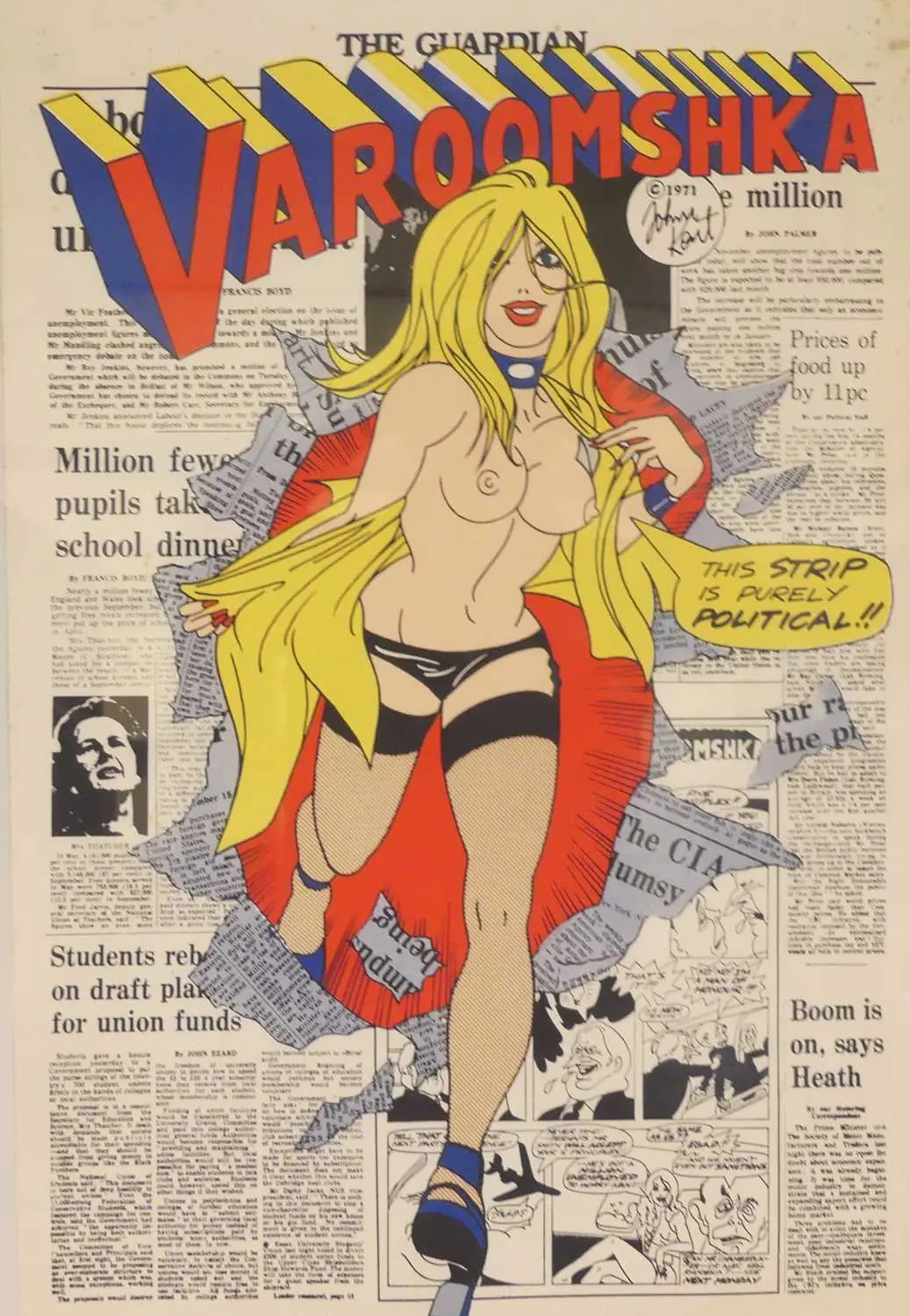 Lot 508 - After John Kent - Varoomshka, newspaper