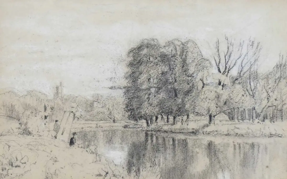 Lot 544 - 19th century East Anglian school - On the