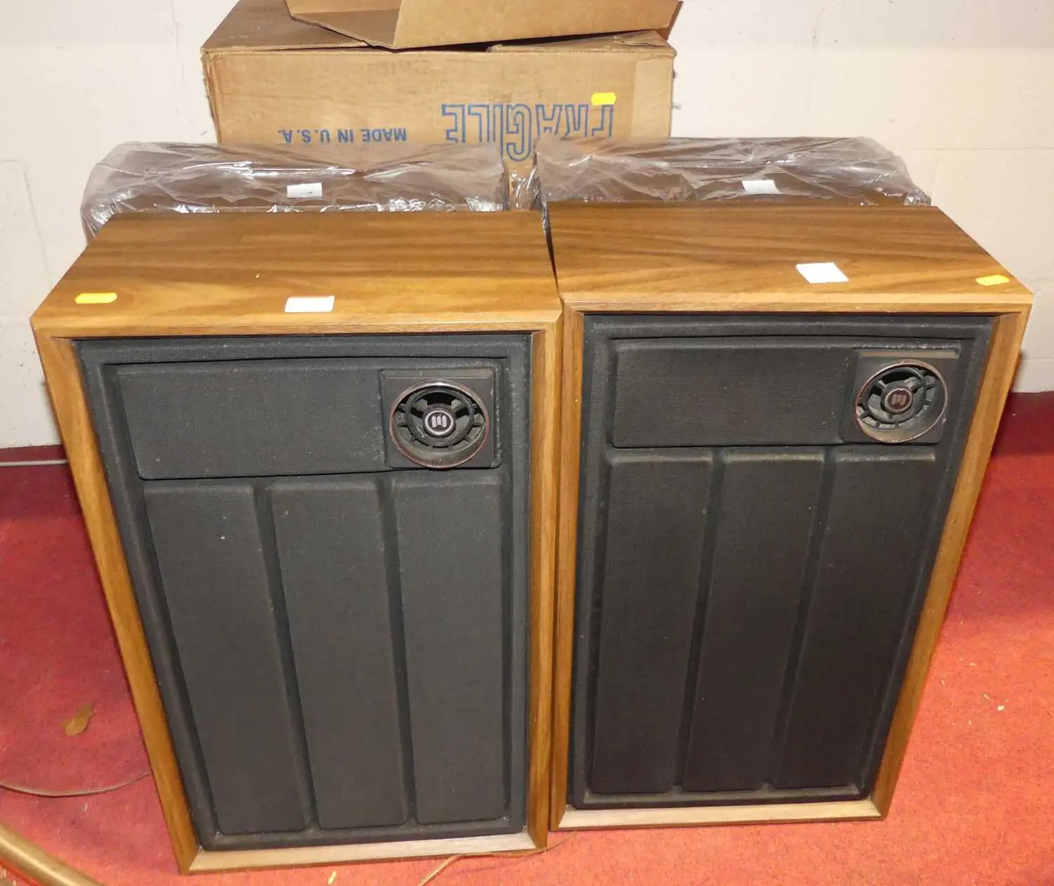 Lot 575 - A set of four TK Hi-Fi speakers