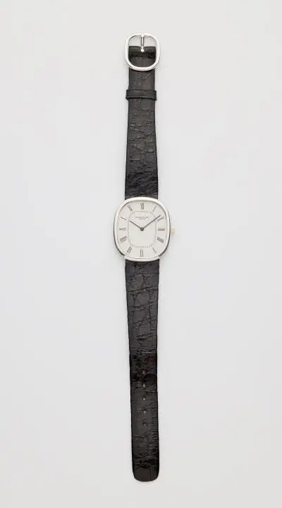An 18k white gold Patek Philippe Ellipse d'Or automatic gentlemen's