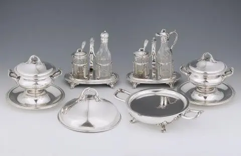 A St. Petersburg silver service for the Russian court