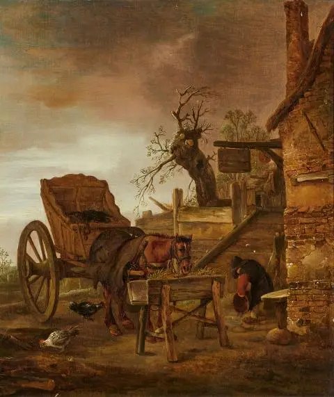 Isack van Ostade, circle of
