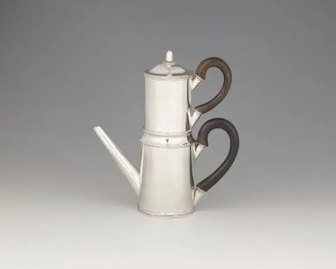 A Frankfurt silver coffee kettle