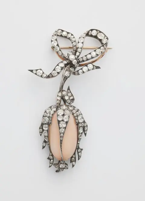 An important Austrian Belle Epoque silver 14k gold diamond and Mediterranian