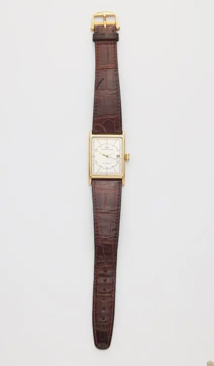 An 18k gold IWC 3226 Novecento gentlemen's wristwatch.