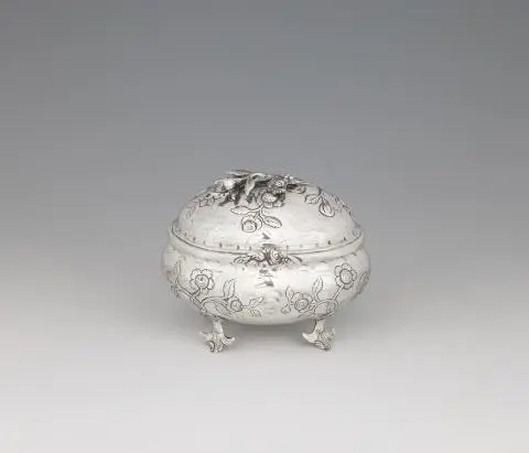 A Breslau silver sugar box