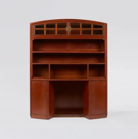 A secretaire bookcase by Henry van de Velde (1863 - 1957)