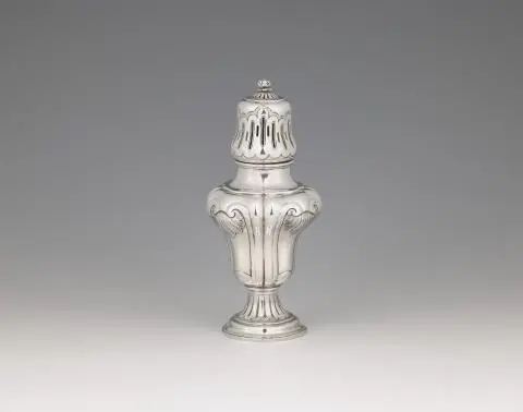 A baroque Augsburg silver caster
