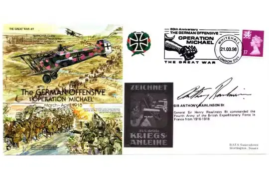 WW1 SIR ANTHONY RAWLINSON Bt. The Great War 49, The German Offensive