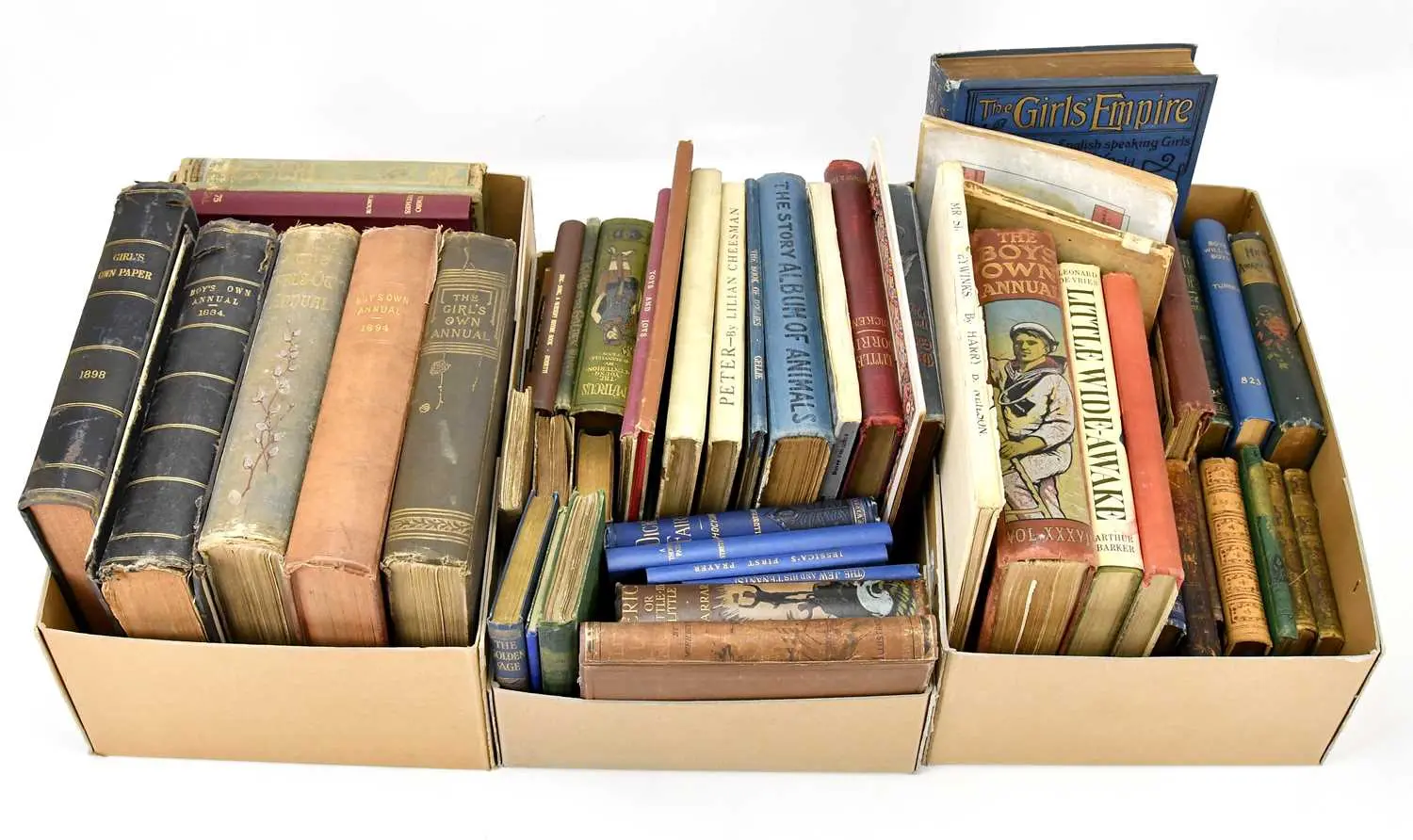 A collection of 19th century and later children’s books