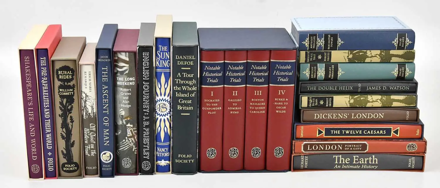THE FOLIO SOCIETY; to include NOTABLE HISTORICAL TRIALS