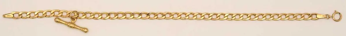 A 9ct yellow gold bracelet