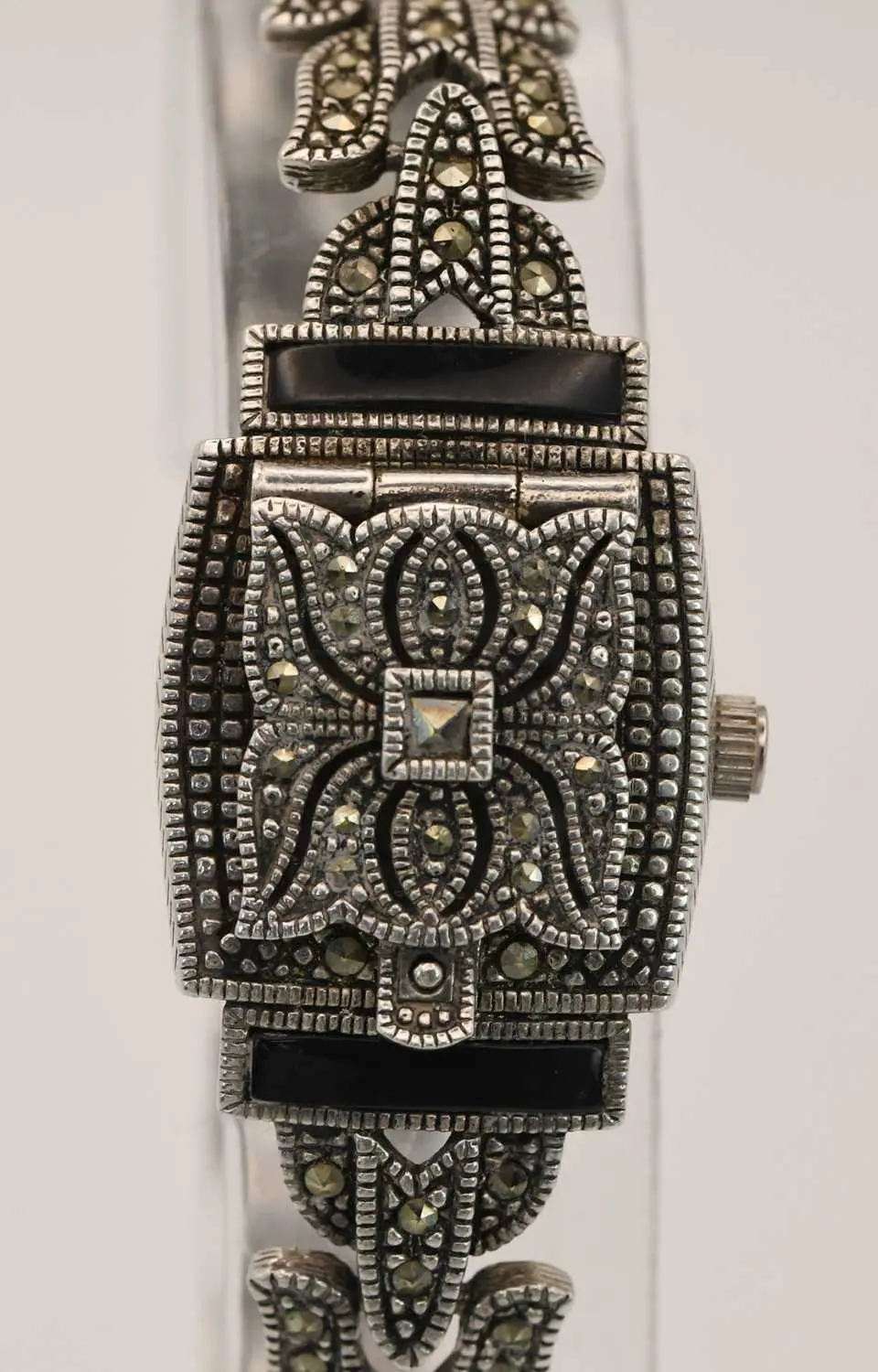 GIANNI VECCI; a 1920s/30s Art Deco lady's 925 silver...