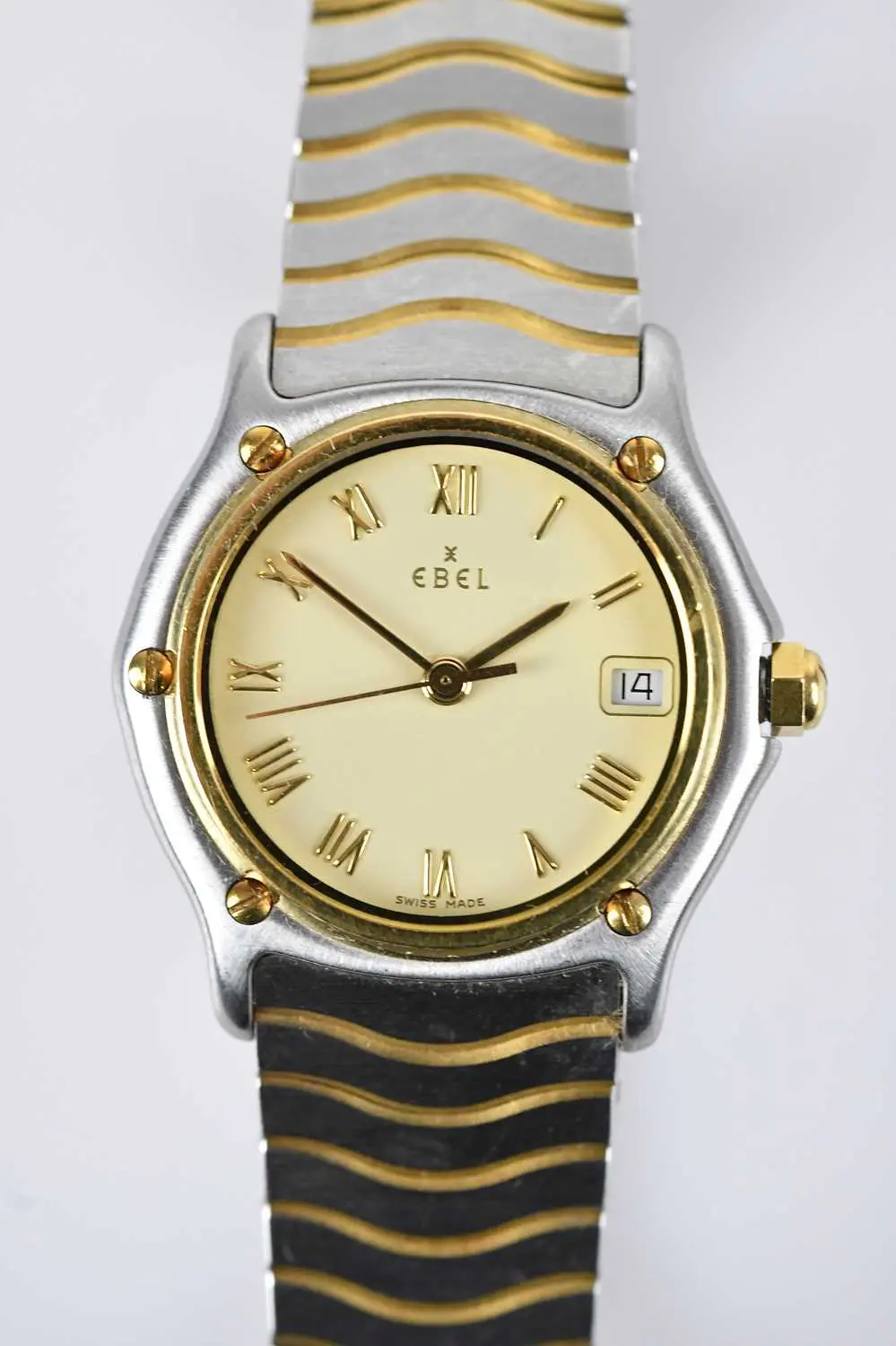 EBEL; a lady's Sport Wave bimetal wristwatch