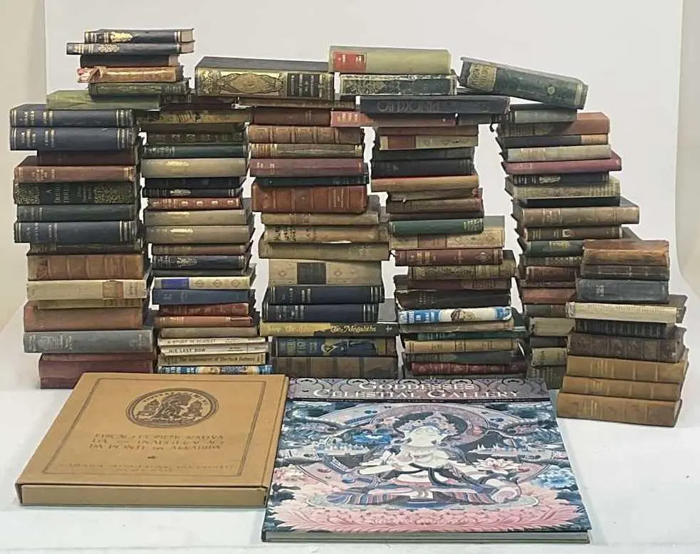 A large quantity of books