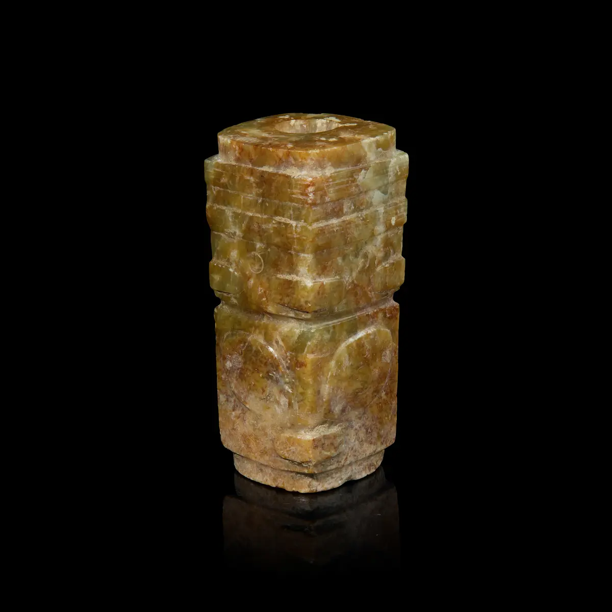 [COLLECTION OF A BRITISH FAMILY] SMALL CHINESE CELADON WITH RUSSET