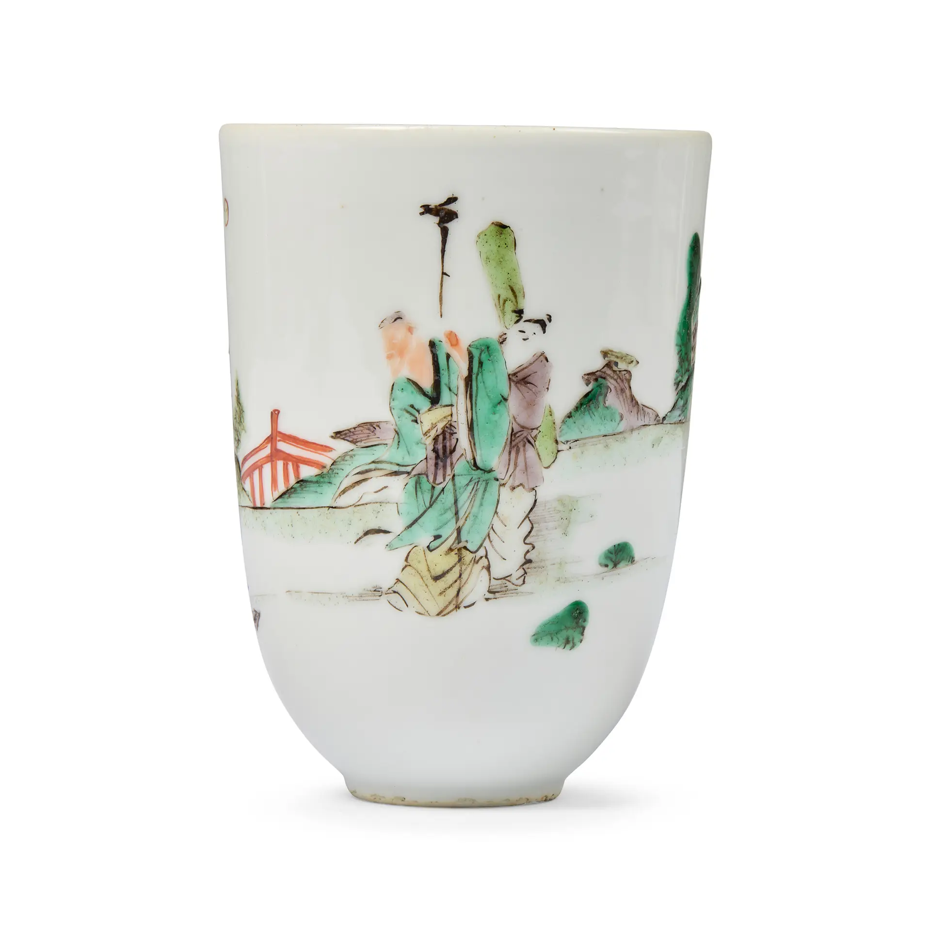 [PRIVATE SCOTTISH COLLECTION, EDINBURGH] CHINESE TALL FAMILLE VERTE