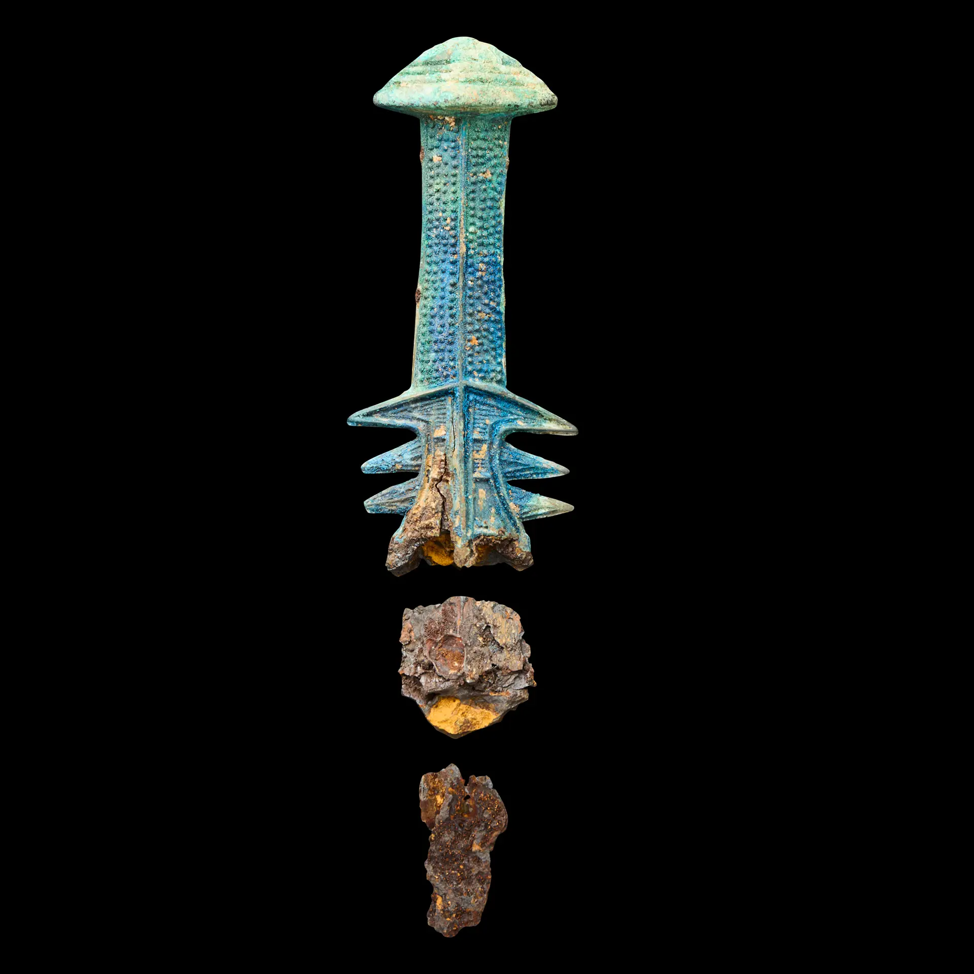[COLLECTION OF PATRICK DAVID BIRDS] CHINESE BRONZE HILT