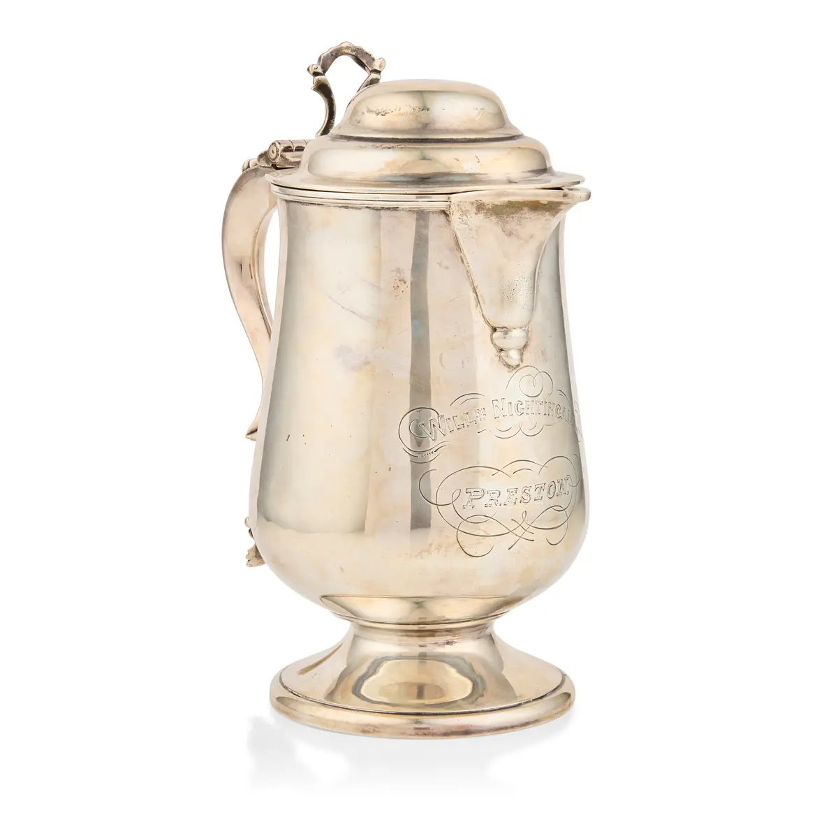 WILLIAM IV SILVER LIDDED JUG