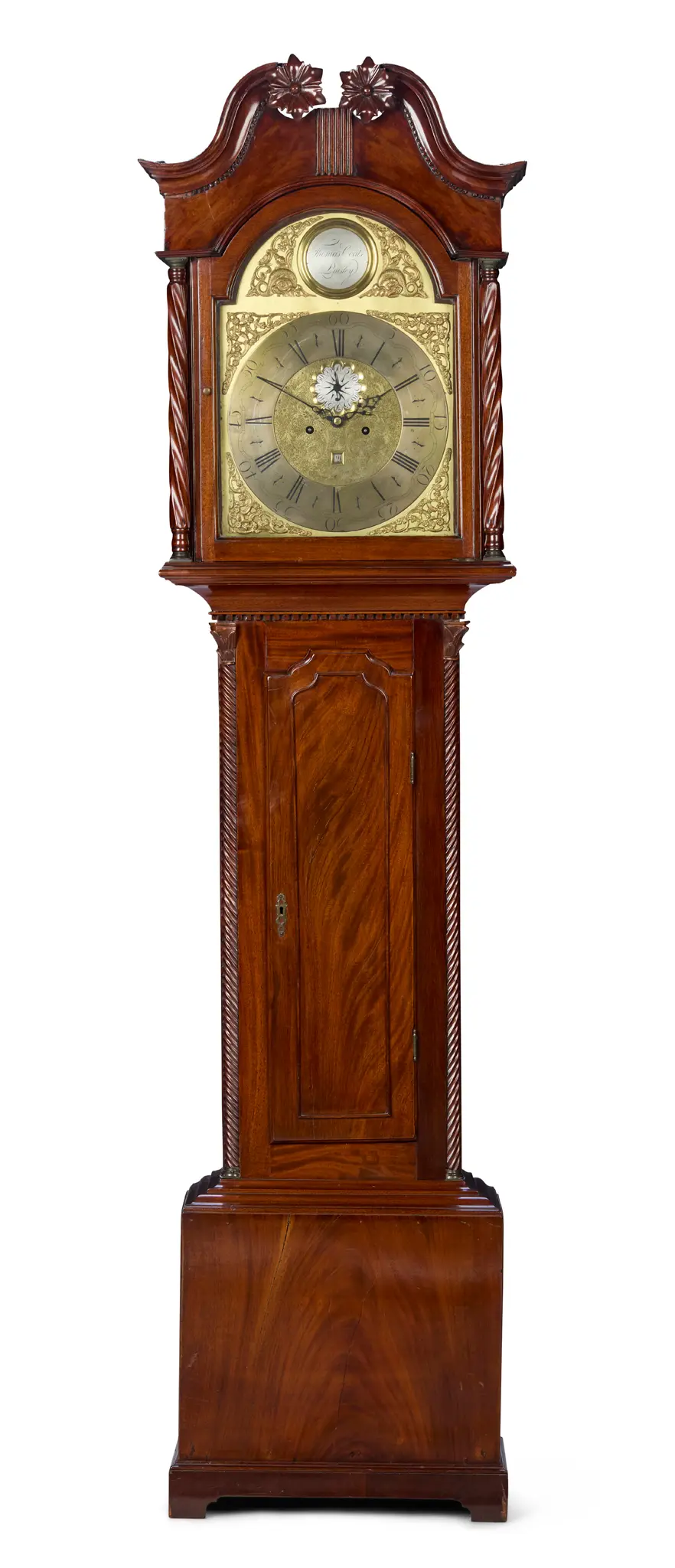 SCOTTISH GEORGE III MAHOGANY LONGCASE CLOCK, THOMAS COATS, PAISLEY