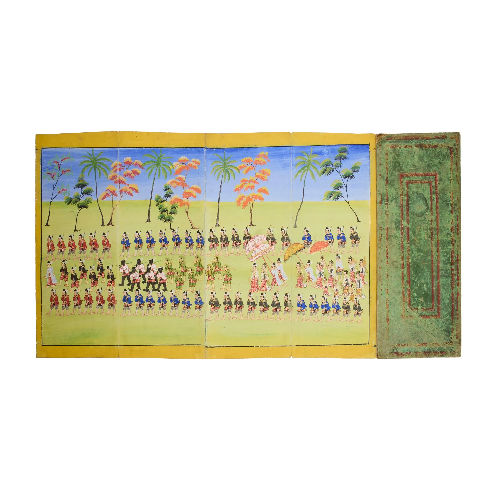 BURMESE FOLDING BOOK, PARABAIK