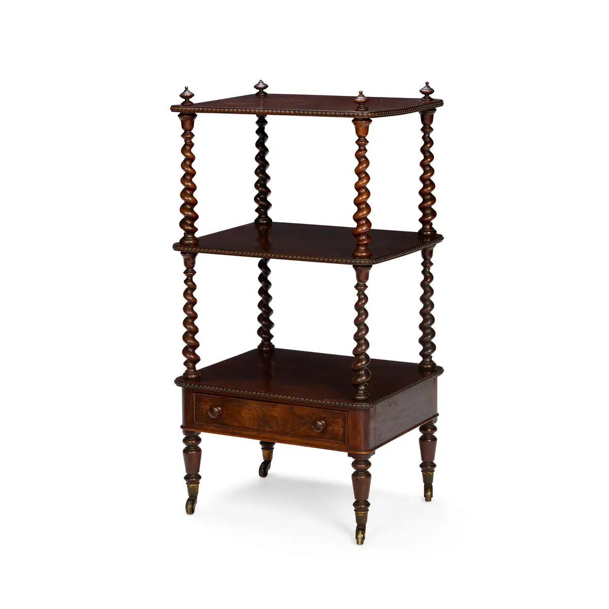 WILLIAM IV ROSEWOOD WHATNOT