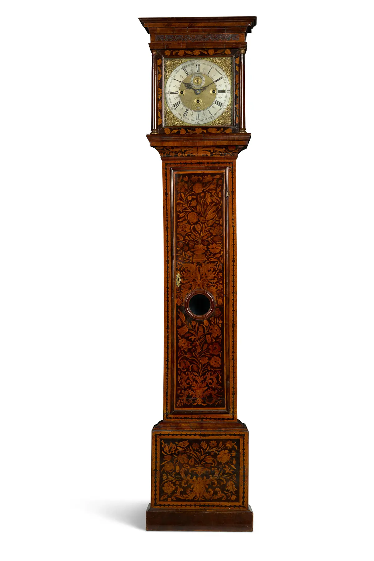 WILLIAM III MARQUETRY CHIMING LONGCASE CLOCK, HENRY ELLIOTT, LONDON