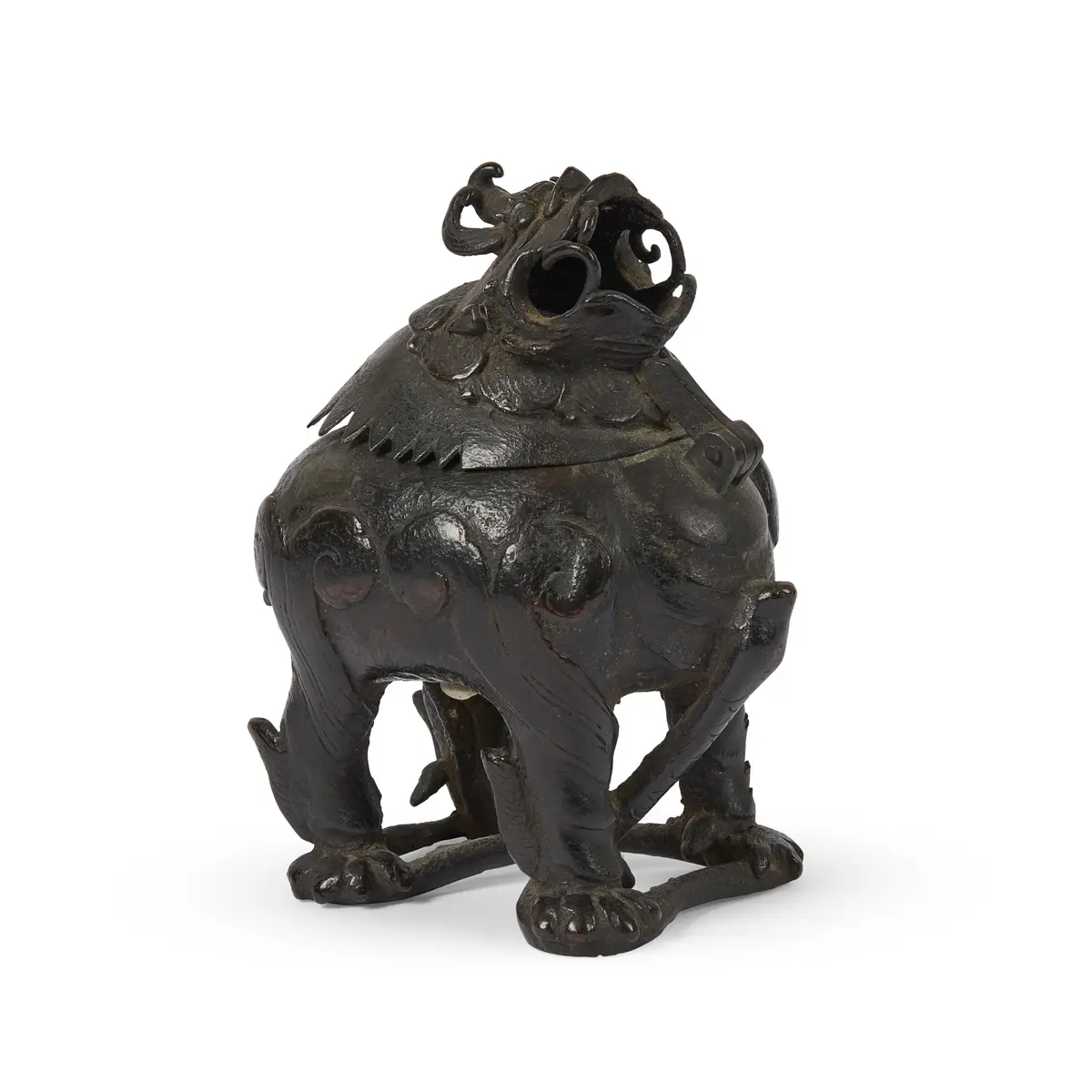 [INCENSE CULTURE] CHINESE BRONZE 'LUDUAN' INCENSE BURNER