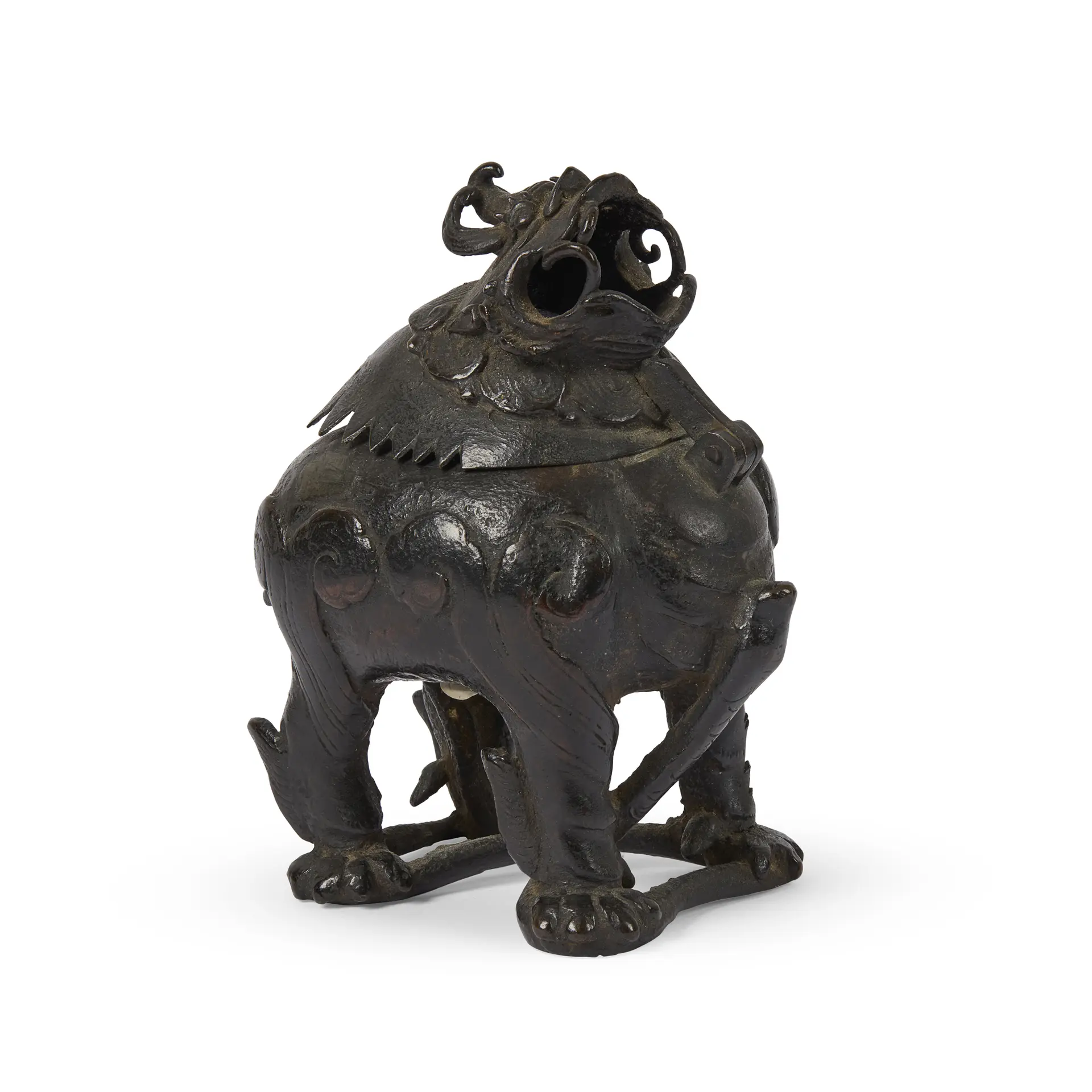 [INCENSE CULTURE] CHINESE BRONZE 'LUDUAN' INCENSE BURNER