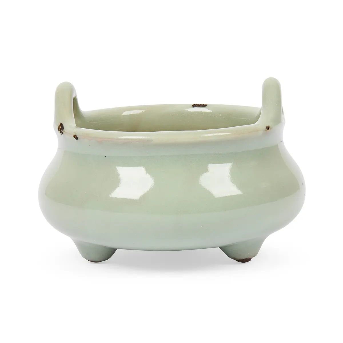 [INCENSE CULTURE] CHINESE CELADON-GLAZED TRIPOD CENSER