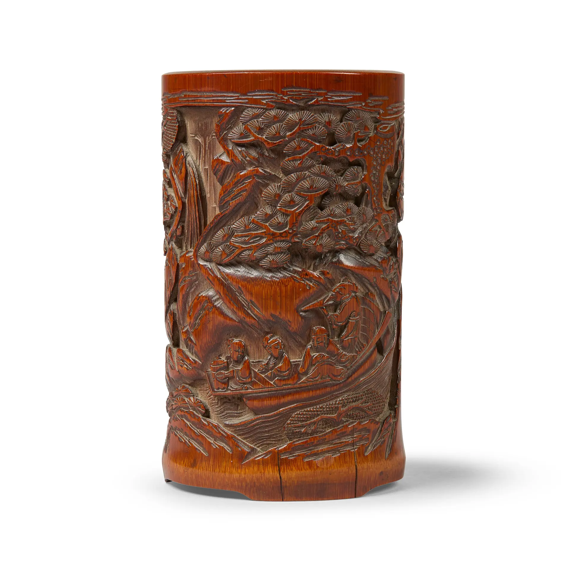 [PRIVATE COLLECTION OF SCHOLAR'S OBJECTS] CHINESE BAMBOO 'ODE TO THE