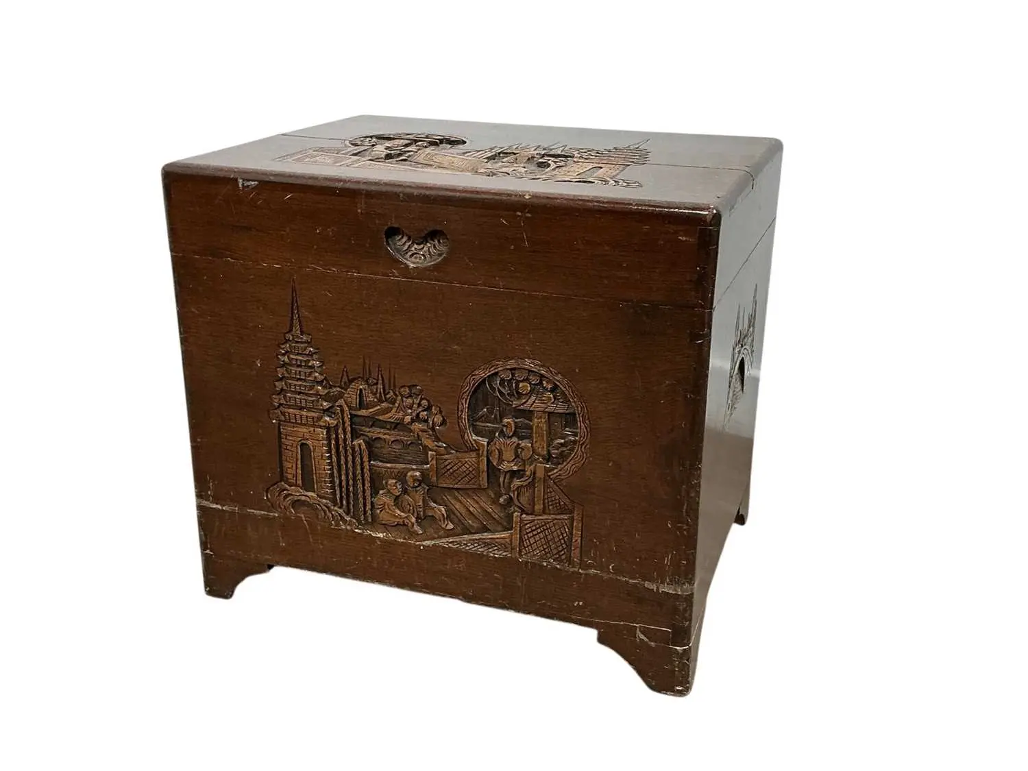 CHINESE CAMPHORWOOD CHEST MID/LATE 20TH CENTURY