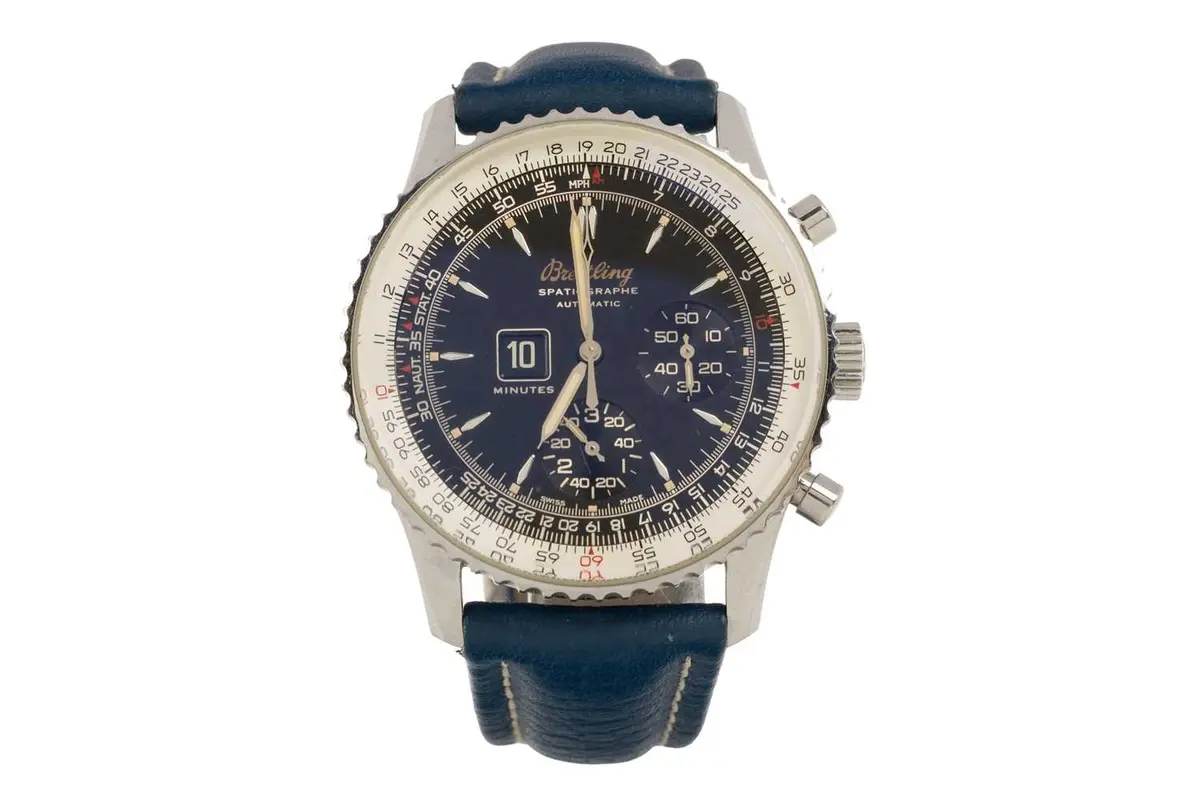 BREITLING 'SPATIOGRAPHE' STAINLESS STEEL AUTOMATIC WRIST WATCH