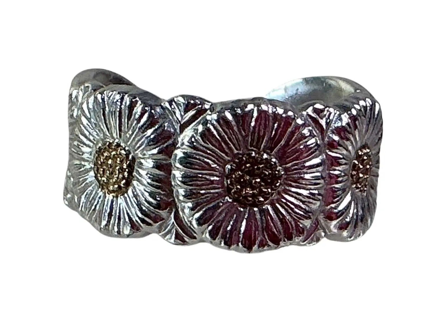 BUCCELLATI SILVER CUFF RING
