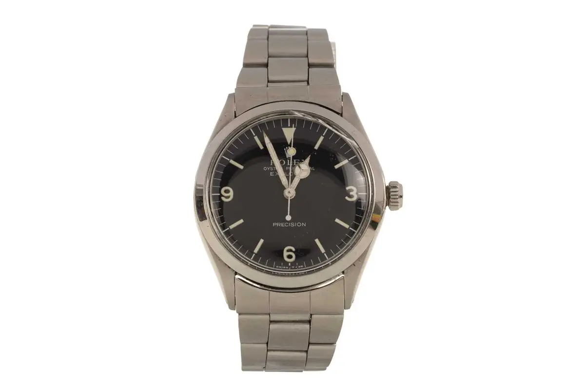 ROLEX EXPLORER STAINLESS STEEL AUTOMATIC WRIST WATCH
