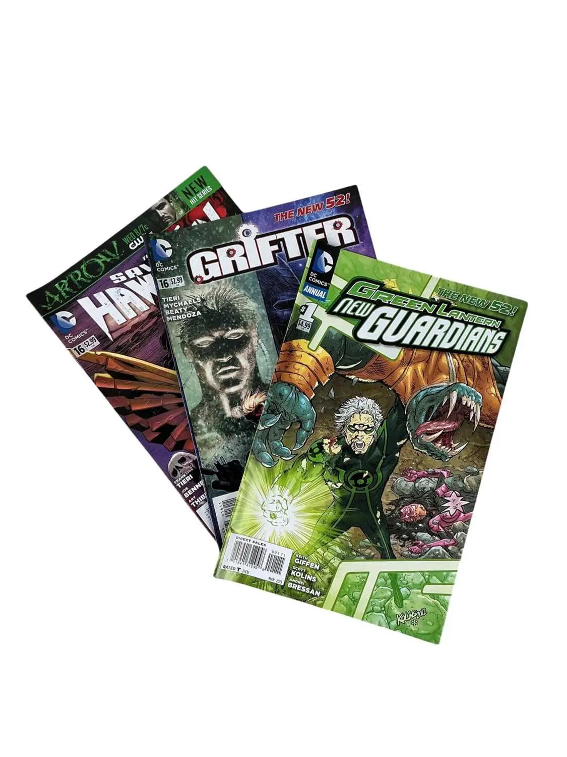 DC COMICS, THE NEW 52, ACTION COMICS, NIGHTWING AND BIRDS OF PREY