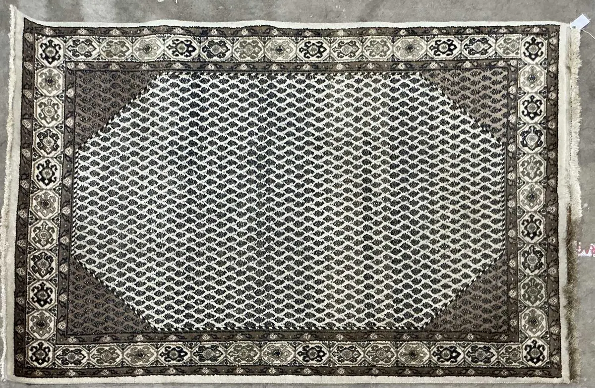 EASTERN FLOOR RUG, MID/LATE 20TH CENTURY AND TWO OTHERS