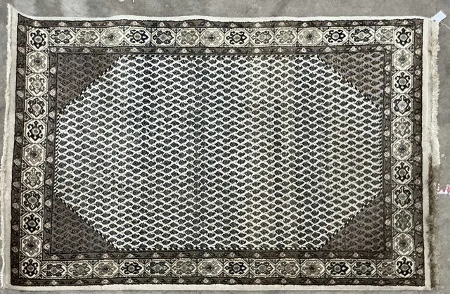 EASTERN FLOOR RUG, MID/LATE 20TH CENTURY AND TWO OTHERS