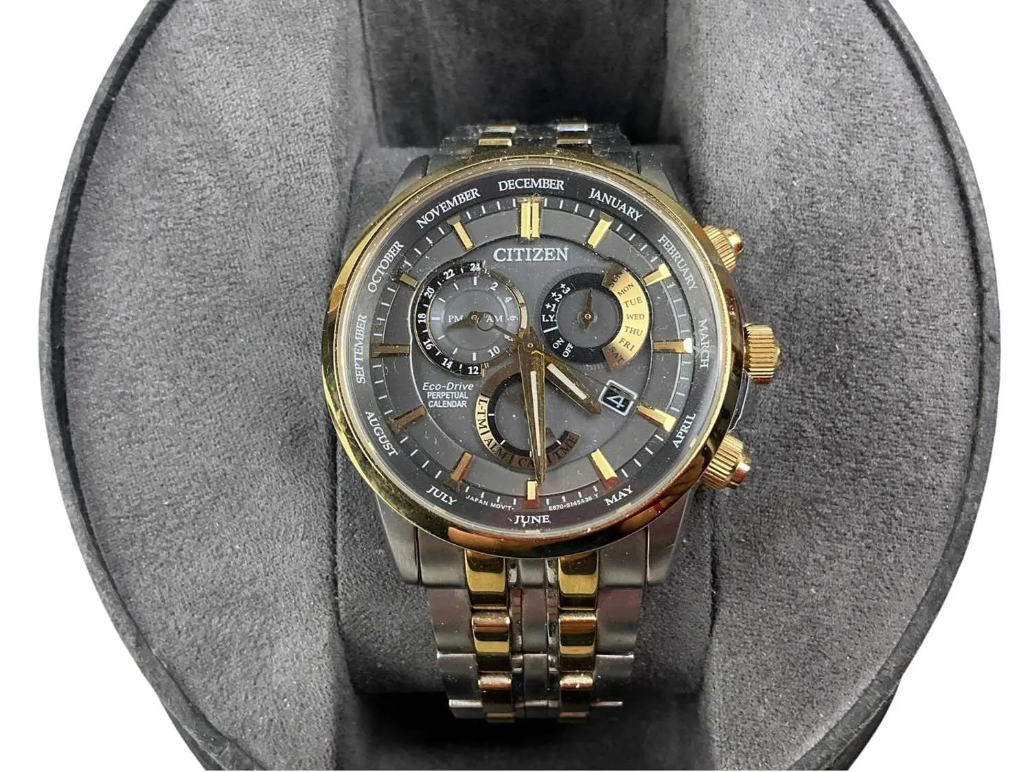 CITIZEN ECO-DRIVE WRIST WATCH, EARLY 21ST CENTURY AND ANOTHER WATCH