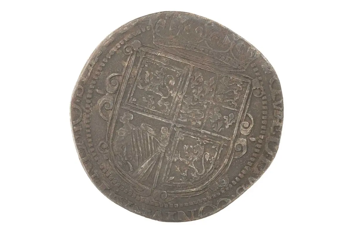 CHARLES I SCOTLAND HAMMERED SILVER THIRTY SHILLINGS 1625-1649
