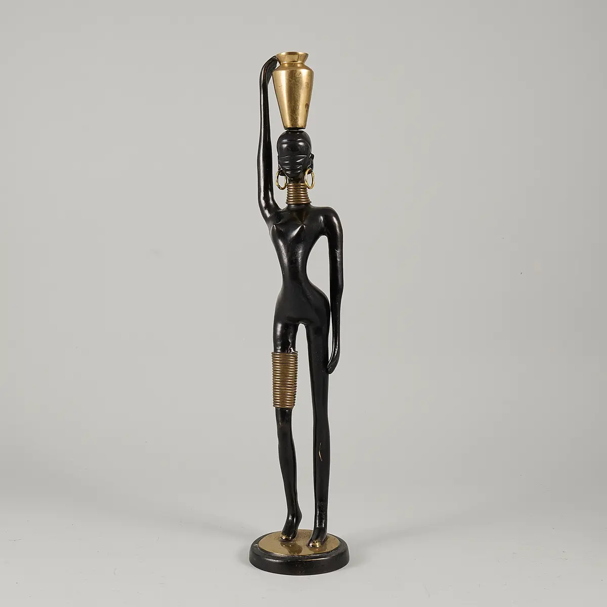 SKULPTUR, Metall, Afrikanska.