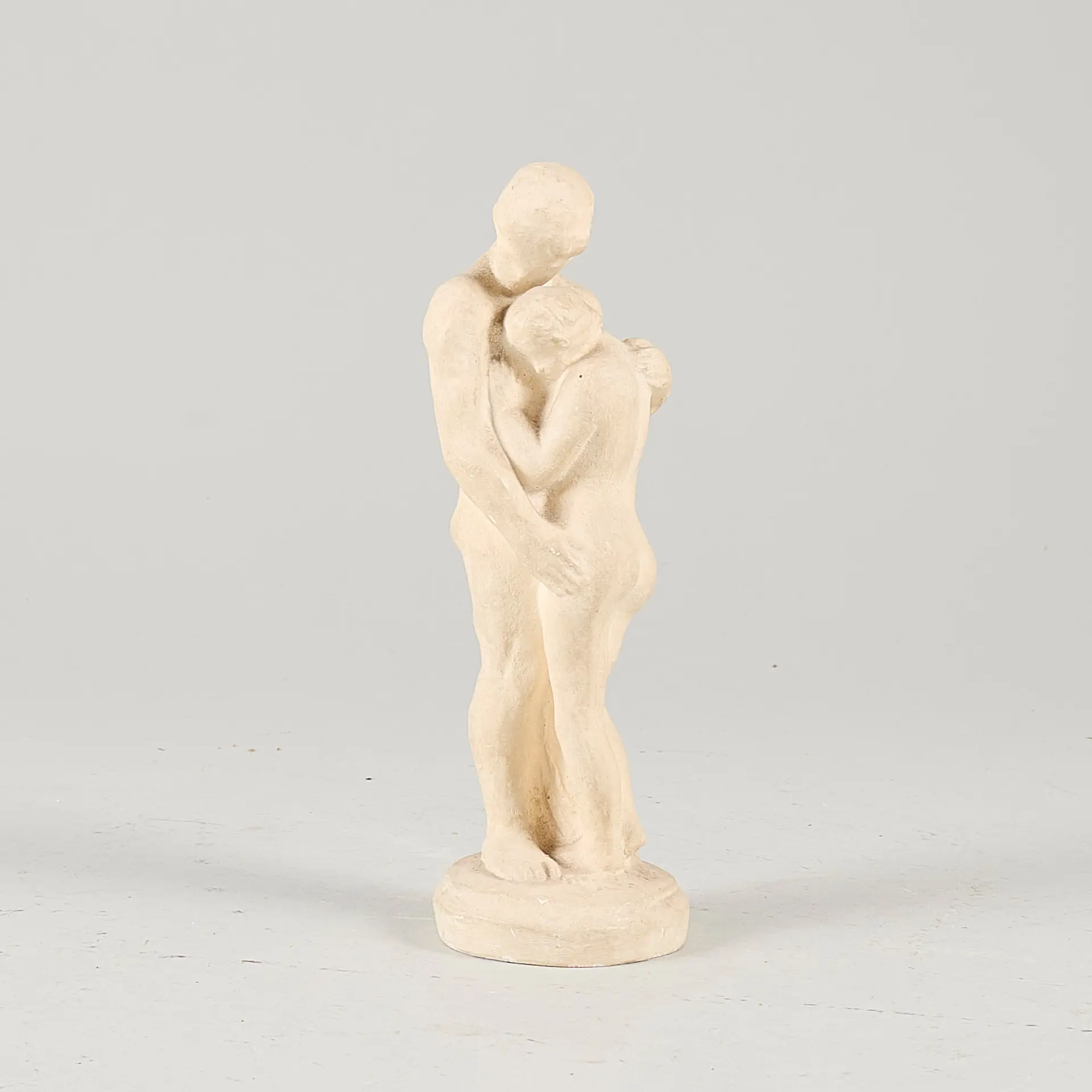 CARL ELDH. Skulptur, Gips, Par, signerad.
