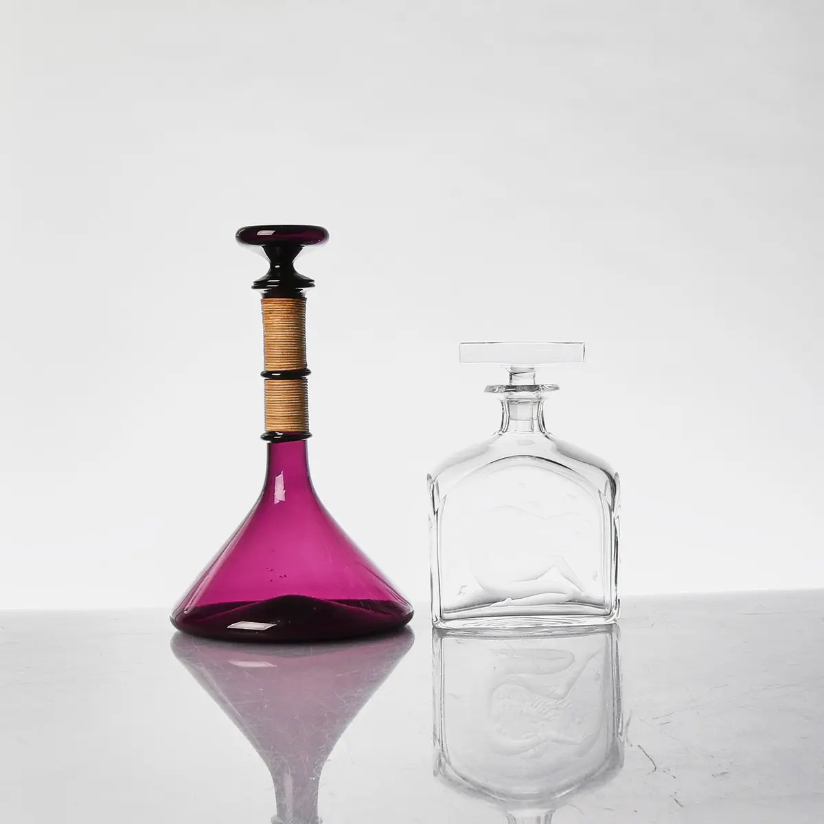 KARAFFER 2 ST, Glas.