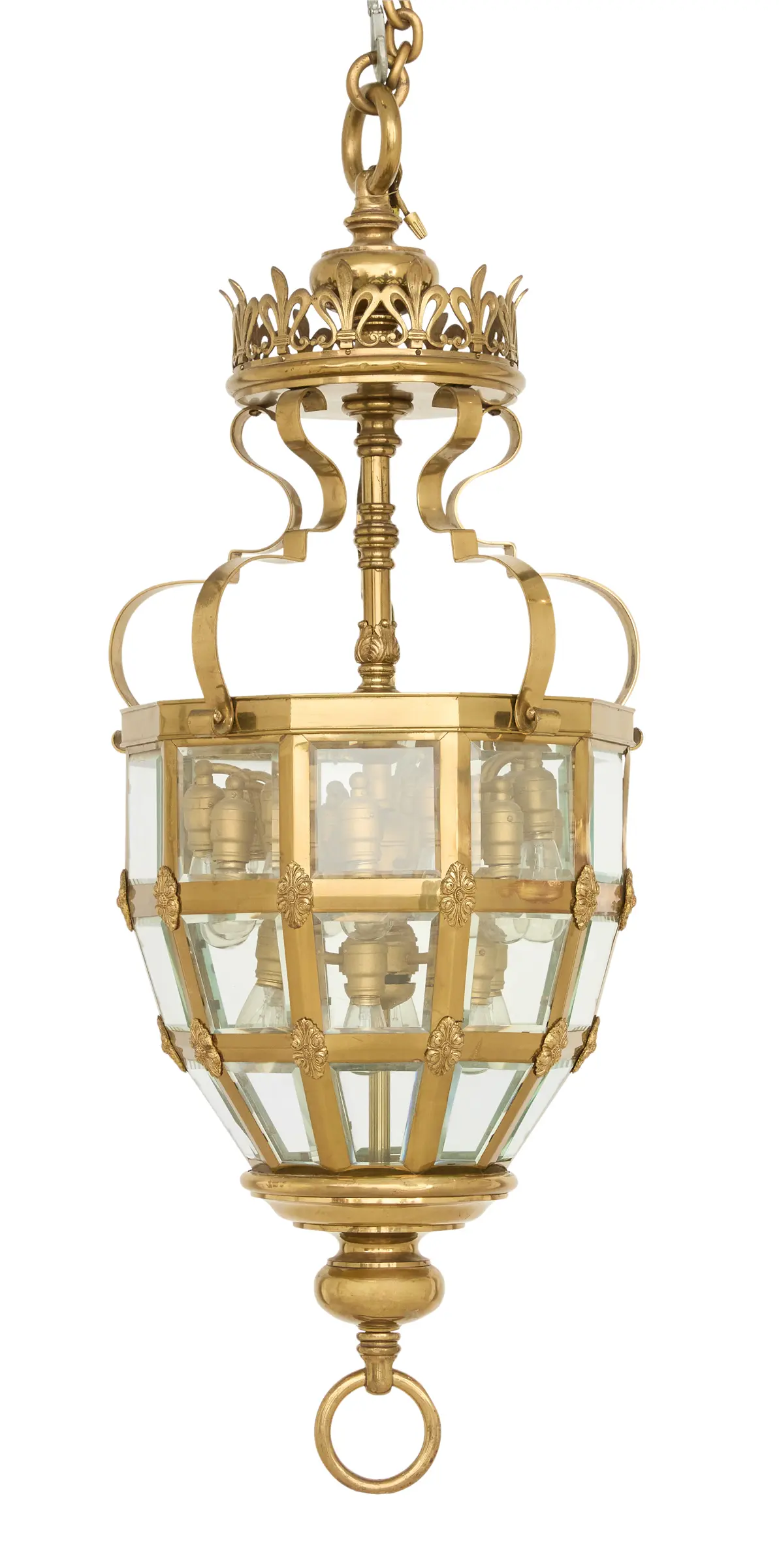 French Bronze "Versailles"-Style Hall Lantern